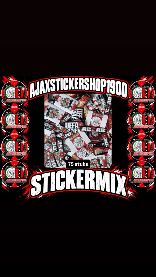 Stickermix 75stuks