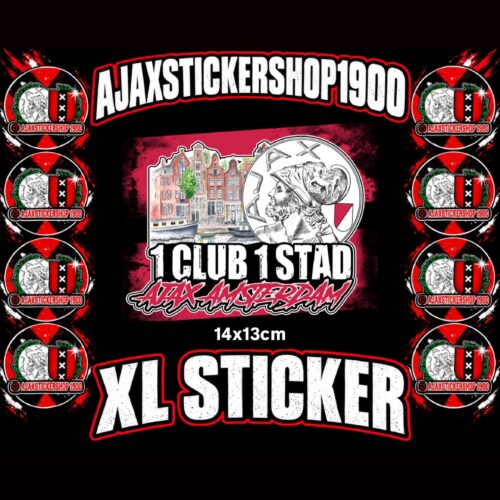 1 club 1 stad (XL Sticker)