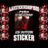 Pyro is not a crime sticker