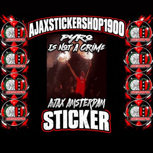 Pyro is not a crime sticker