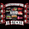 AJAX AMSTERDAM PYRO XL STICKER