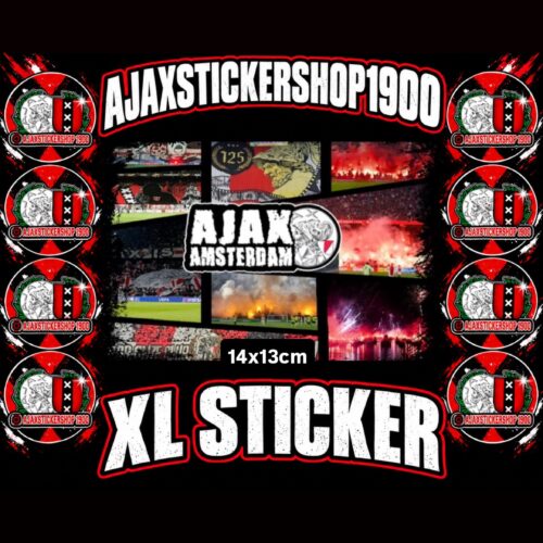 AJAX AMSTERDAM PYRO XL STICKER