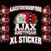 AJAX AMSTERDAM XL STICKERS
